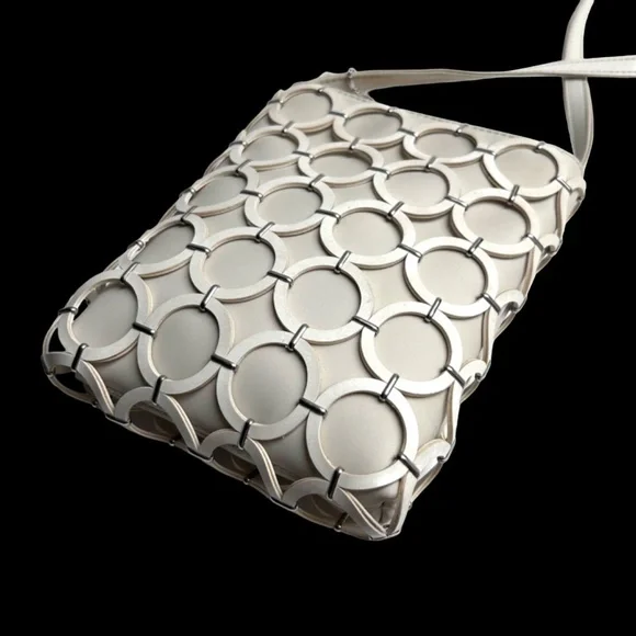 Sabina New York Leather Rings Shoulder Bag - Picture 7 of 13